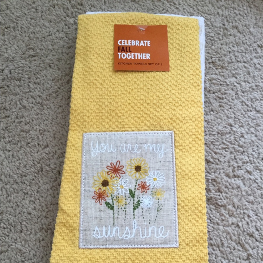 You Are My SunShine kitchen towel set